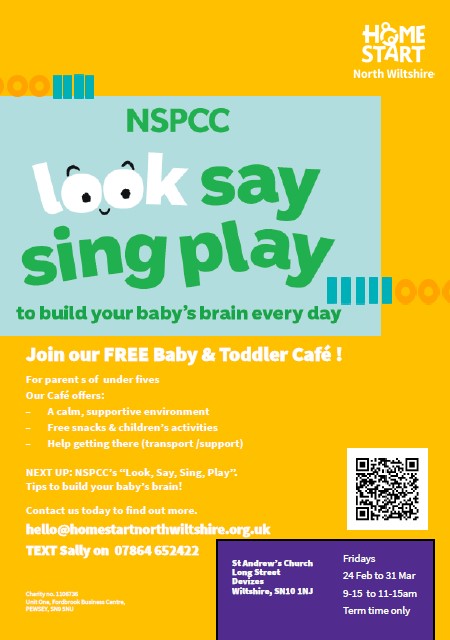 New venue and time for the Devizes Baby and toddler Cafe